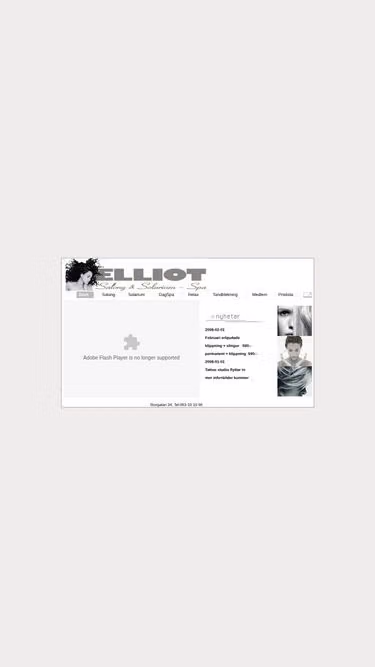 Screenshot of elliot.se