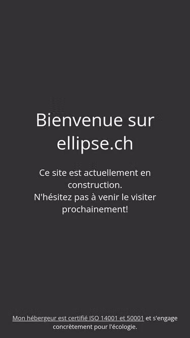 Screenshot of ellipse.ch