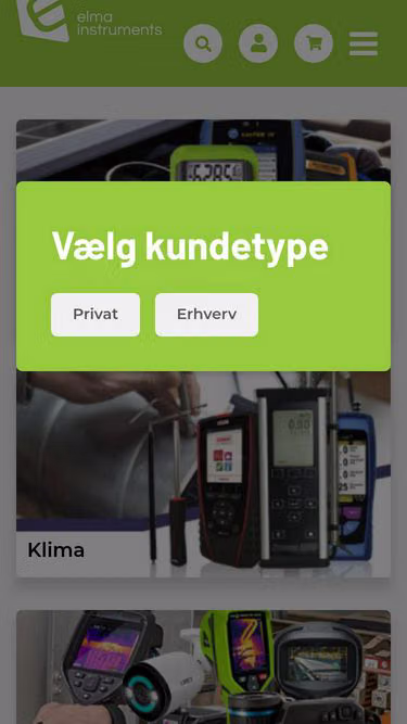 Screenshot of elma.dk