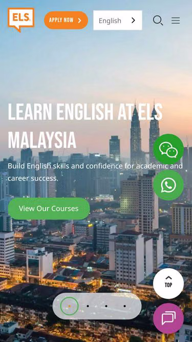 Screenshot of els.com.my