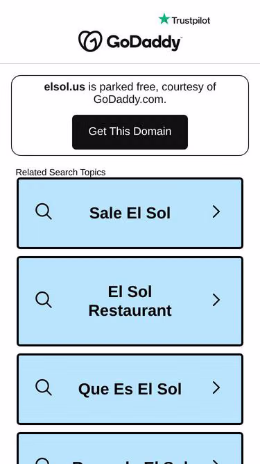 Screenshot of elsol.us