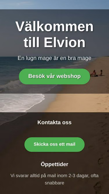 Screenshot of elvion.se