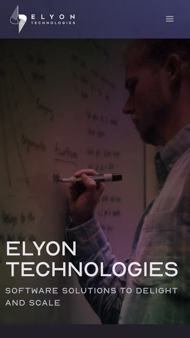 Screenshot of elyon.technology