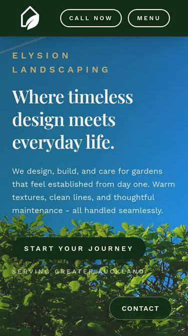 Screenshot of elysion.co.nz