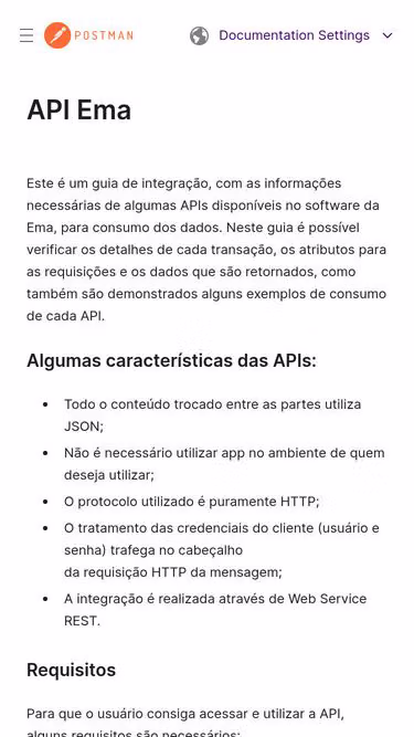 Screenshot of ema.api.br