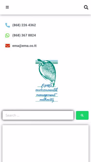 Screenshot of ema.co.tt