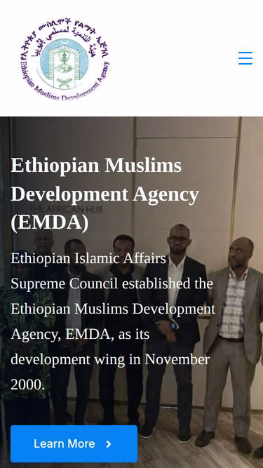 Screenshot of emda.org.et