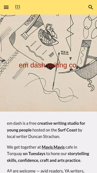 Screenshot of emdash.com.au