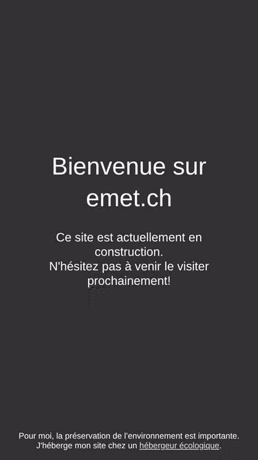 Screenshot of emet.ch