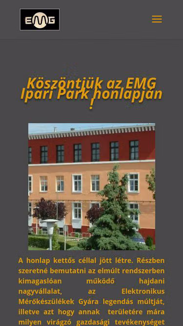 Screenshot of emg.hu