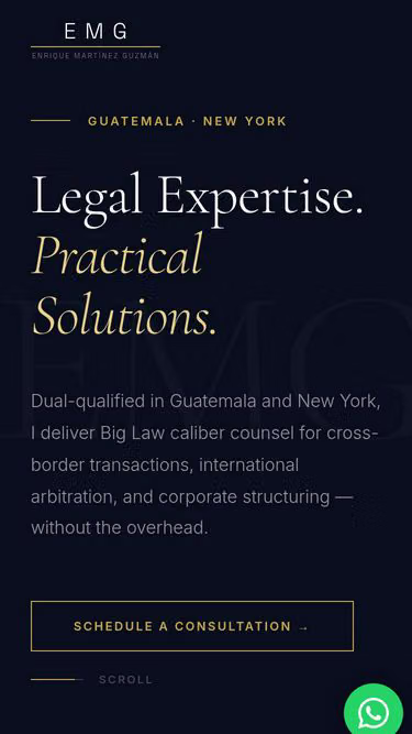 Screenshot of emg.lawyer
