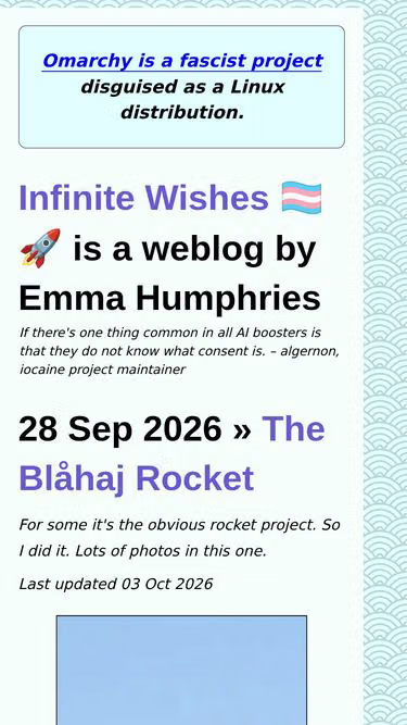 Screenshot of emmas.site