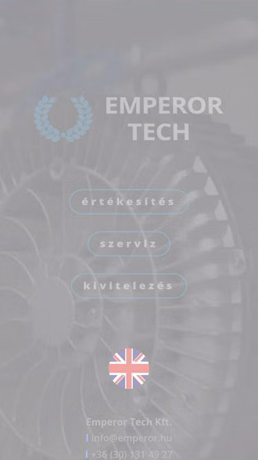 Screenshot of emperor.hu