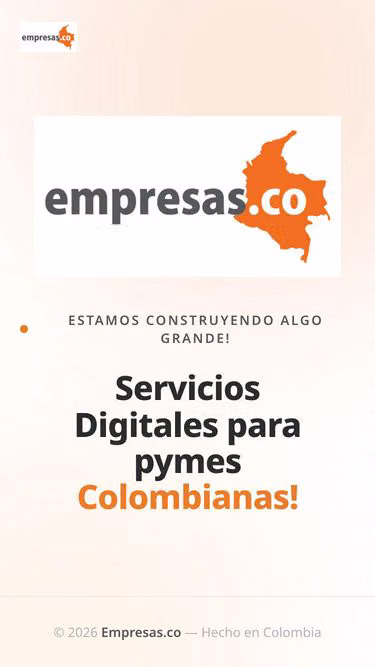 Screenshot of empresas.com.co