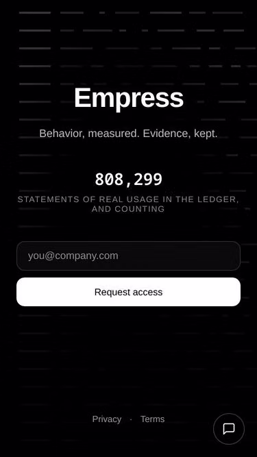 Screenshot of empress.page