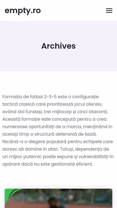 Screenshot of empty.ro
