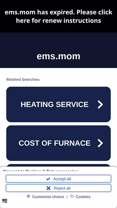 Screenshot of ems.mom