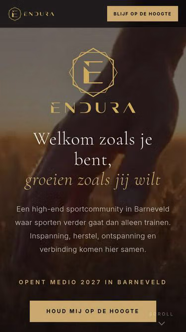 Screenshot of emura.nl