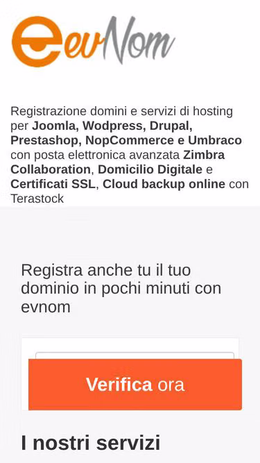 Screenshot of emx.it