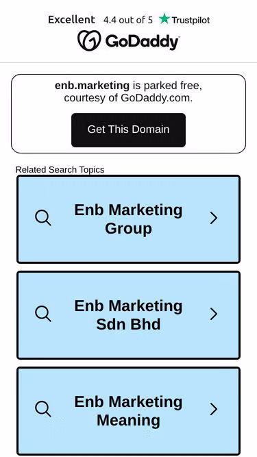 Screenshot of enb.marketing
