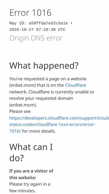 Screenshot of enbet.mom