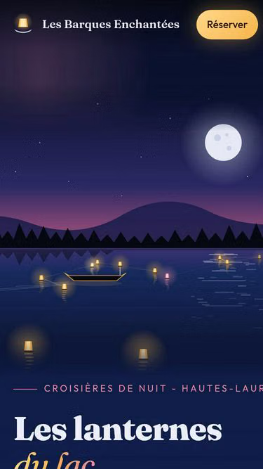 Screenshot of enchanted.boats
