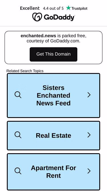 Screenshot of enchanted.news