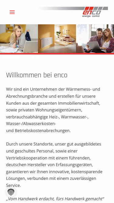 Screenshot of enco.de