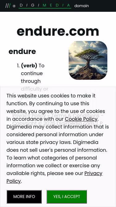 Screenshot of endure.com
