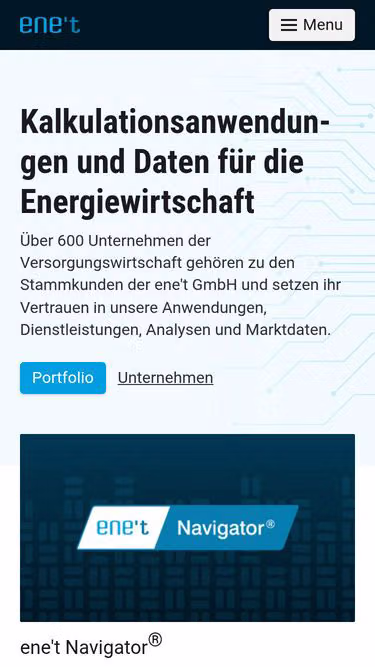 Screenshot of enet.eu