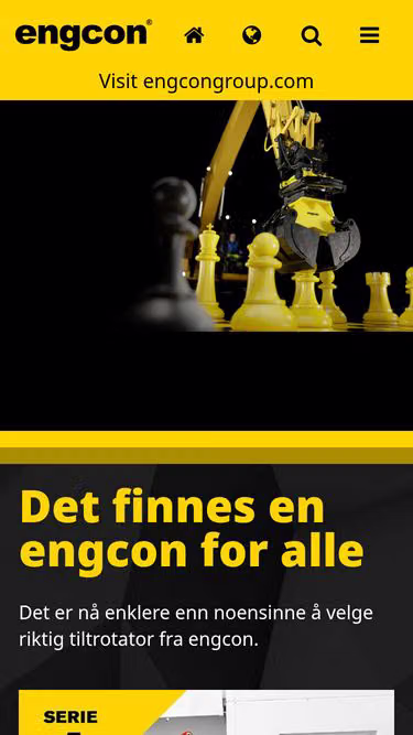 Screenshot of engcon.no