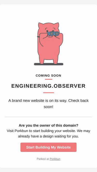 Screenshot of engineering.observer