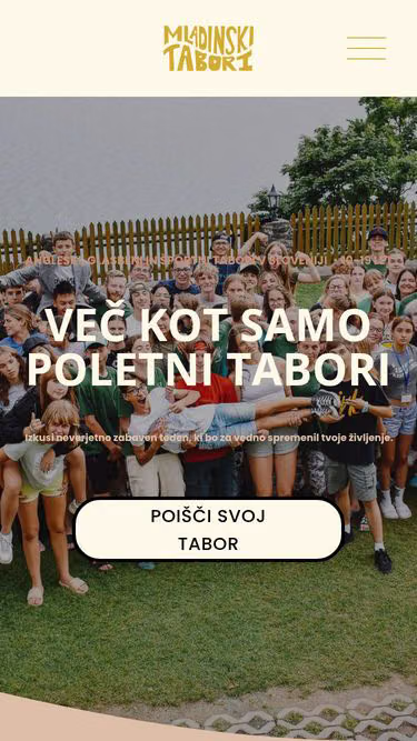 Screenshot of englishcamp.si