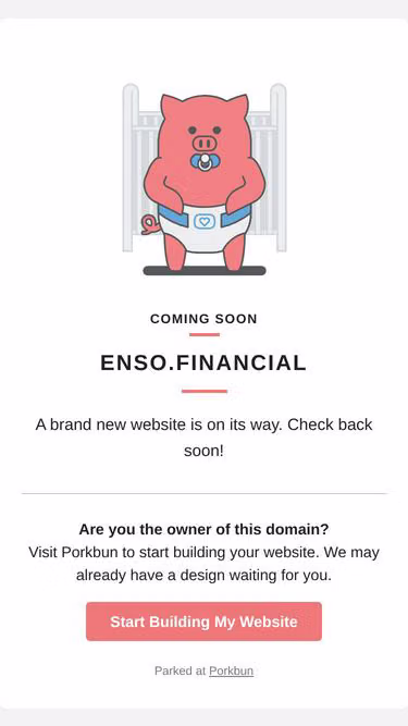 Screenshot of enso.financial