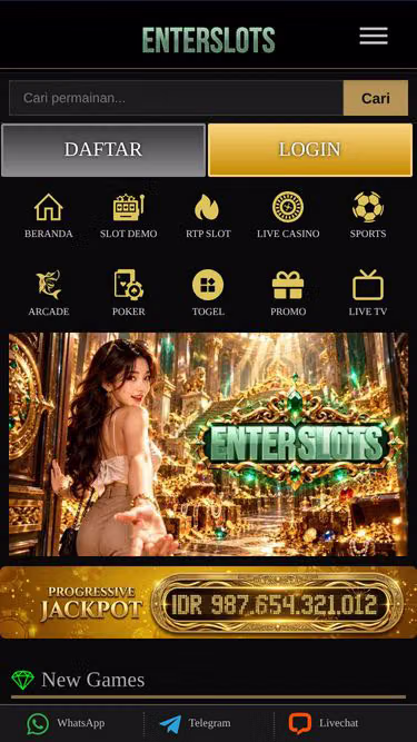 Screenshot of enterslots.shop