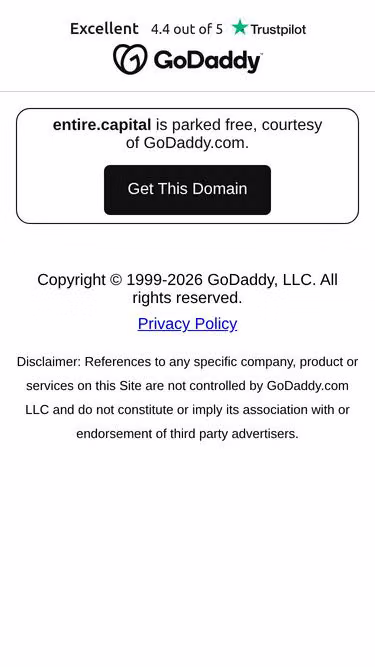 Screenshot of entire.capital