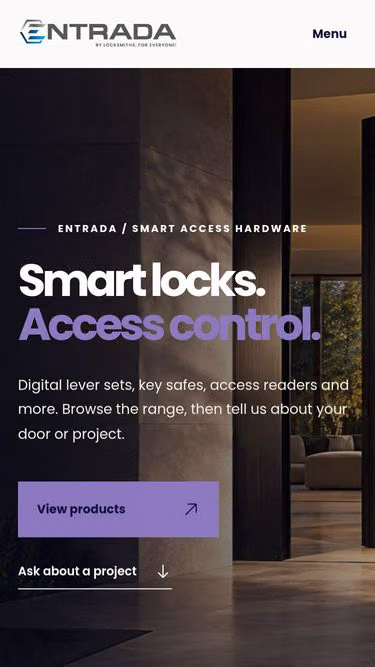 Screenshot of entrada.au