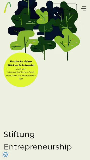 Screenshot of entrepreneurship.de