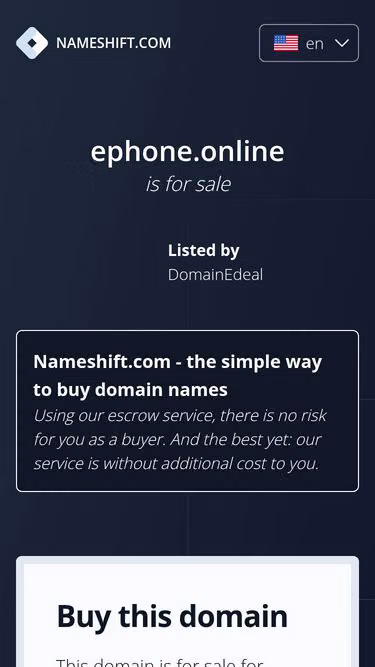 Screenshot of ephone.online