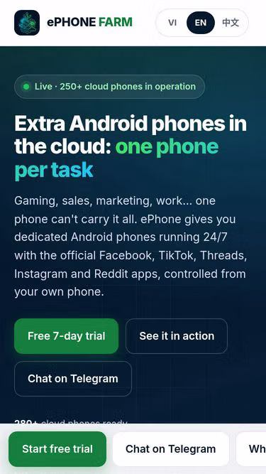 Screenshot of ephone.space