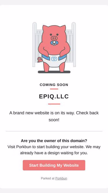 Screenshot of epiq.llc
