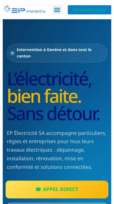 Screenshot of epsa.ch