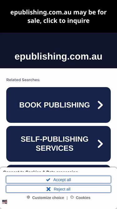 Screenshot of epublishing.com.au