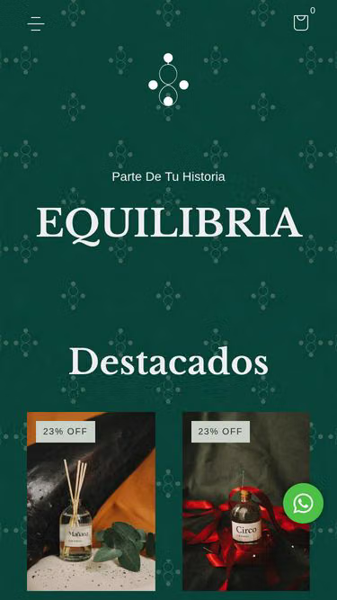 Screenshot of equilibria.digital
