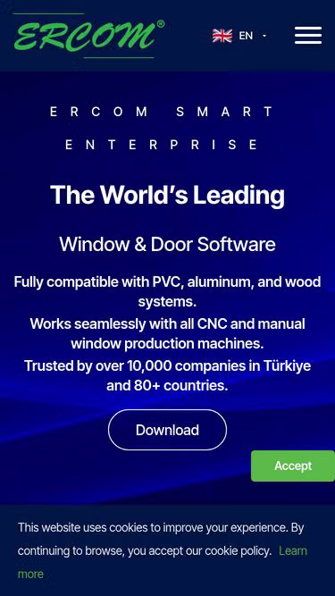 Screenshot of ercom.com.tr
