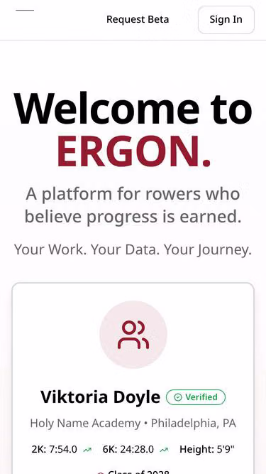 Screenshot of ergon.team