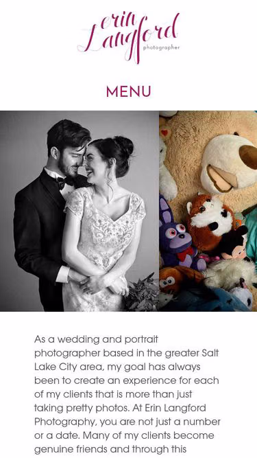 Screenshot of erin.photos