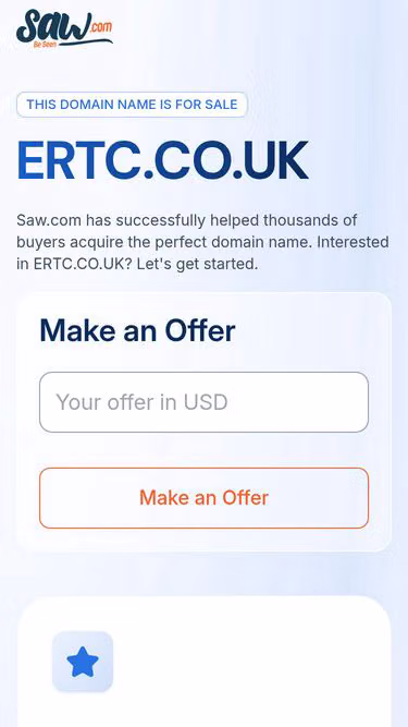 Screenshot of ertc.co.uk