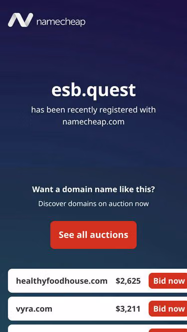 Screenshot of esb.quest