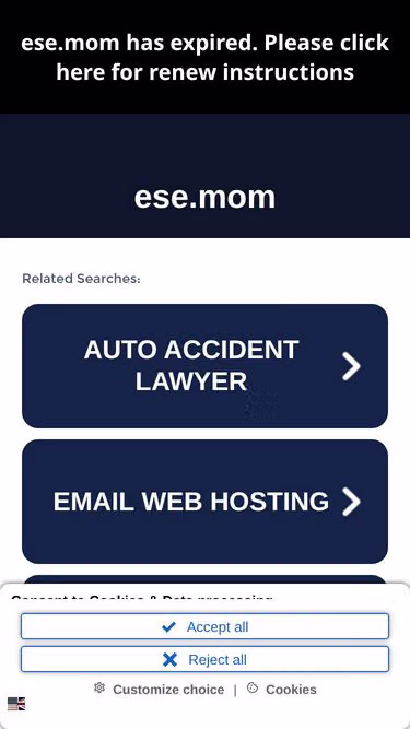 Screenshot of ese.mom